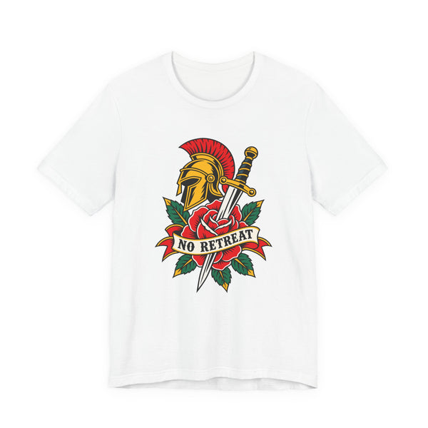 No Retreat – Old-School Tattoo | T-Shirt