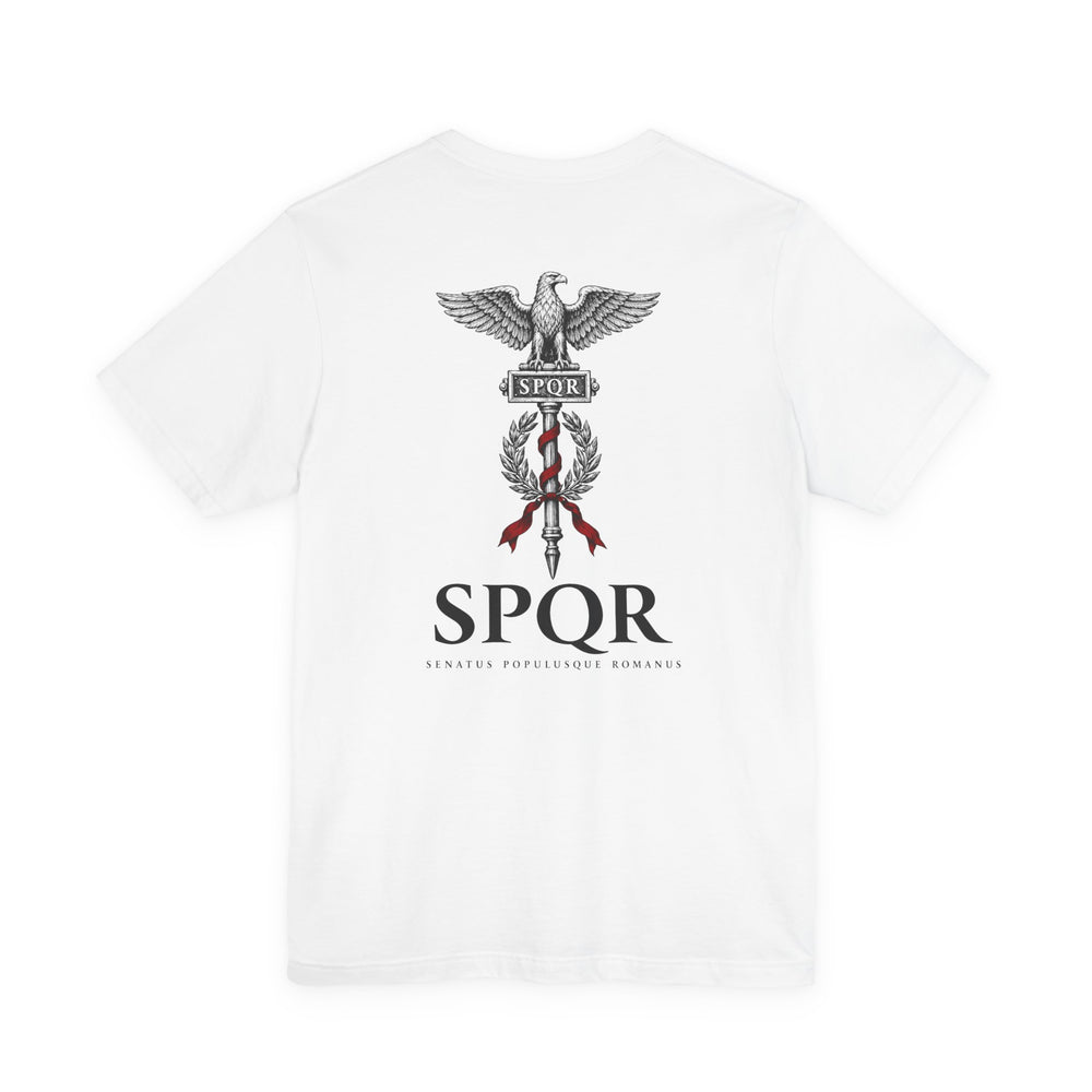 SPQR – Senatus Populusque Romanus | T-Shirt (Back Print)
