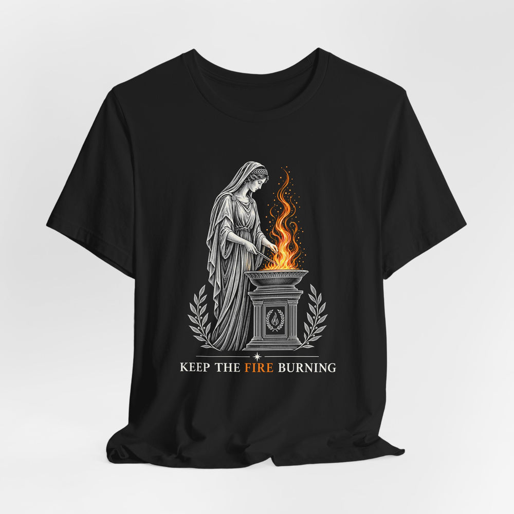 Keep the Fire Burning – Vestal Flame | T-Shirt