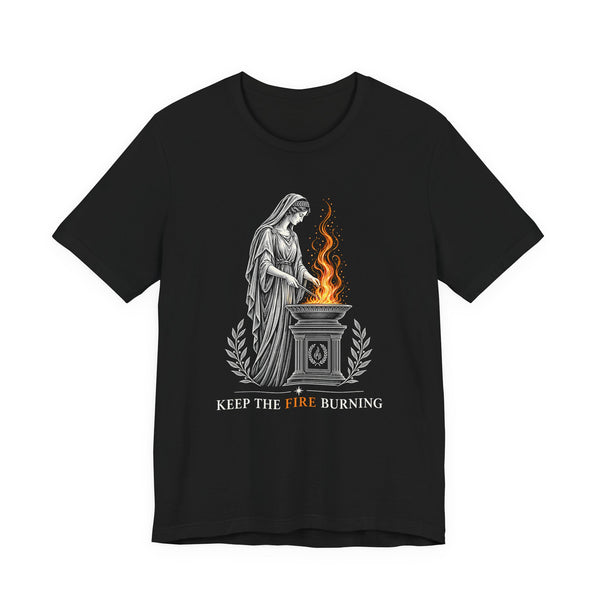 Keep the Fire Burning – Vestal Flame | T-Shirt