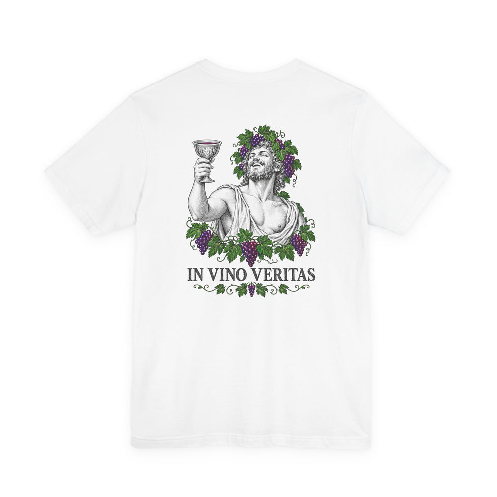 In Vino Veritas – In Wine There Is Truth | T-Shirt (Back Print)