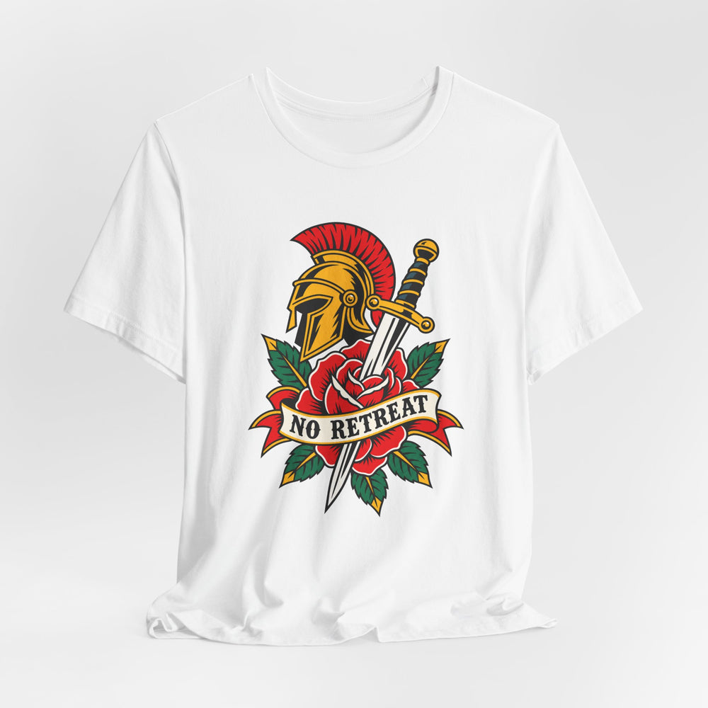 No Retreat – Old-School Tattoo | T-Shirt