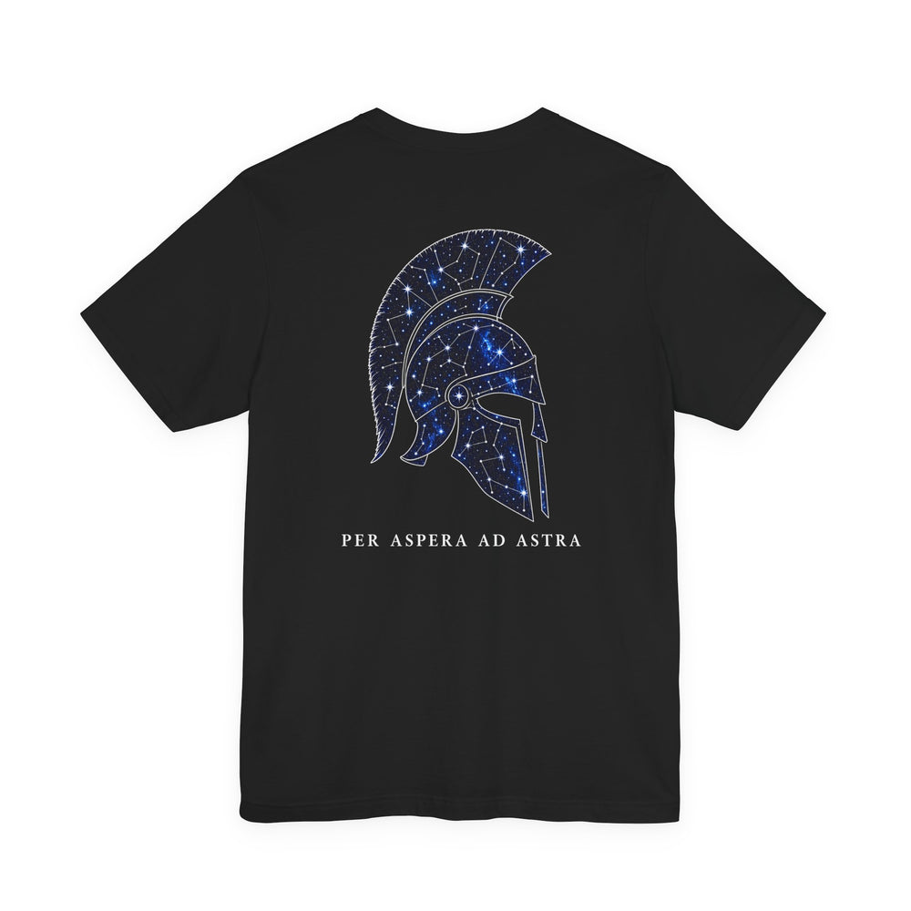 Per Aspera Ad Astra – Constellation Helmet | T-Shirt (Back Print)